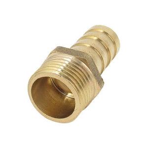 Hot Sale Golden Brass 1/2 inch Pipe Coupling 16mm Bolt Thread Water Pipe Hose End