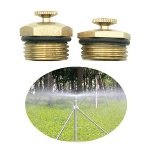 L039 1pc Drip Agricultural Sprayer Nozzle Golden Brass Fountain Nozzle Sprinklers Head for Garden Lawn Watering